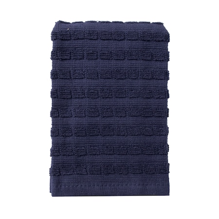 Ritz Classic Solid Dish Cloth 100% Cotton Terry Navy Blue, PK12 22307